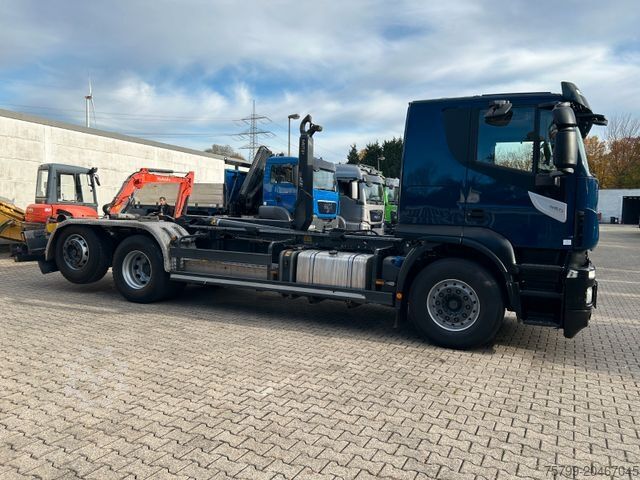 Abrollkipper IVECO 460 Stralis MEILLER Abroller mit LIft-Lenkachse