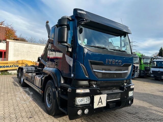 Abrollkipper IVECO 460 Stralis MEILLER Abroller mit LIft-Lenkachse