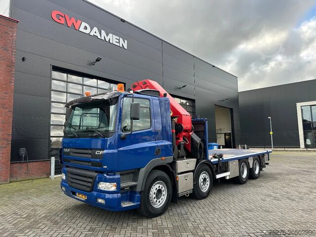 Crane truck DAF CF 85.380 8x4 Palfinger PK 72002 8x Hydraulisch