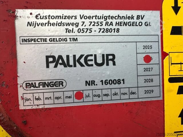 Crane truck DAF CF 85.380 8x4 Palfinger PK 72002 8x Hydraulisch