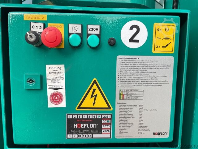 Mini crane Hoeflon C 6 E