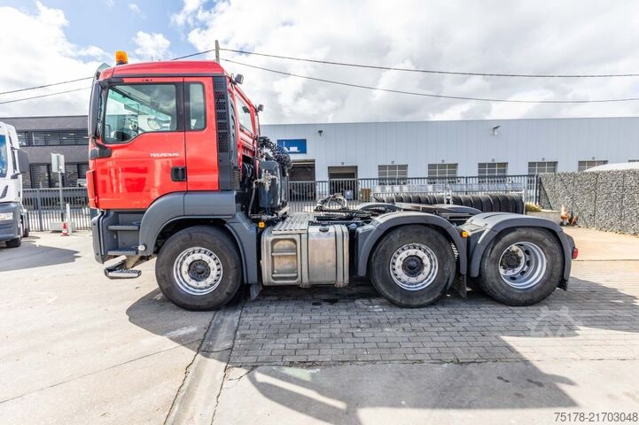 Camion-benne avec grue MAN TGS 26.420 BLS-6x2/4+ EPSILON Q200Z