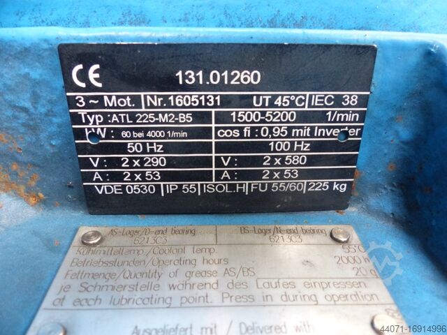 Κοχλιοφόρος συμπιεστής 55 kW Μεταβλητό55 Almig Variable55