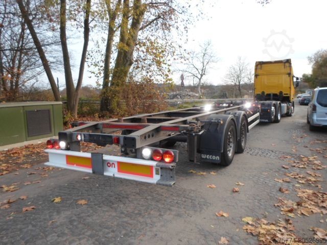 Camion porte-caisses amovibles SCANIA R 410/6x2/ Anhänger