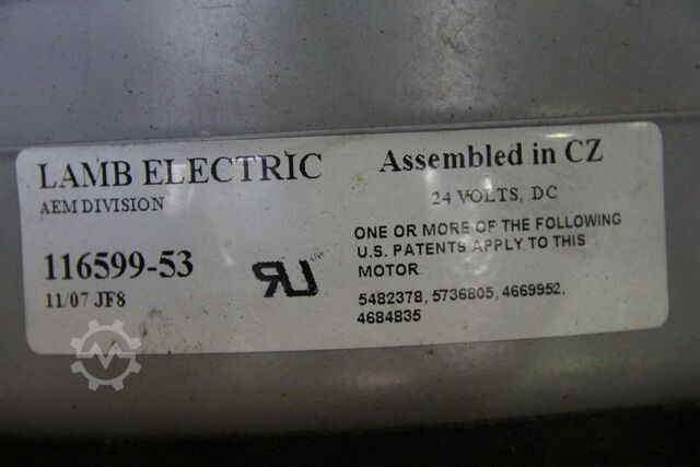 Zuigturbine 24 V Lamb Electric Gansow 116599-53