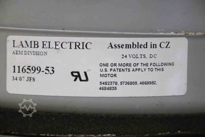 Zuigturbine 24 V Lamb Electric Gansow 116599-53