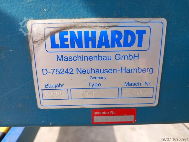 Πνευματικό τραπέζι κυλίνδρων με κλίση Lenhardt Pneumatisch kippbarer Rolltisch