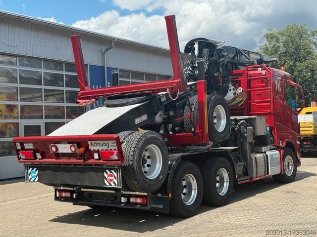 Holztransporter LKW VOLVO FH 540 6x4 Langholztransporter Kran + Anhänger