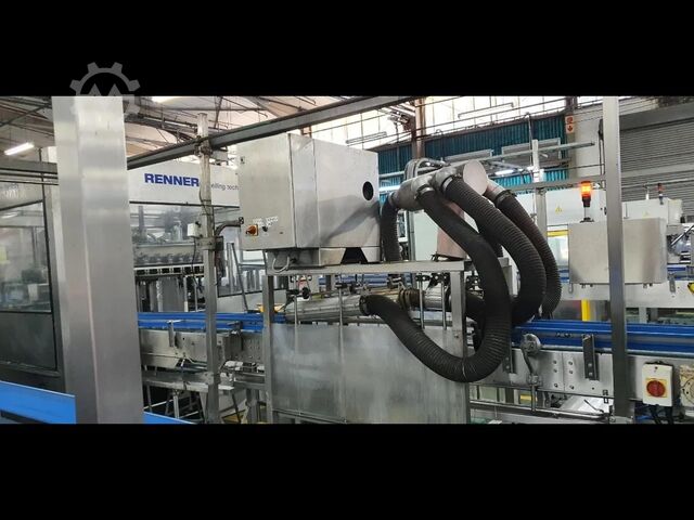 Gebruikte glasafvullijn voor cider, 32.000 flessen per uur Berchi 