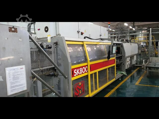 Gebruikte glasafvullijn voor cider, 32.000 flessen per uur Berchi 