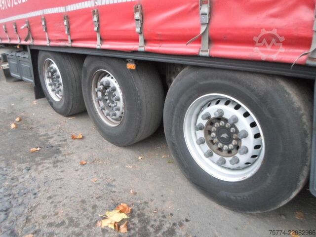 Semi-reboque aberto com lona SCHMITZ CARGOBULL Tautliner/Edscha