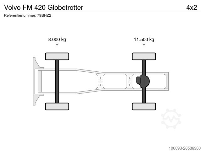 Standaard-SZM Volvo FM 420 Globetrotter