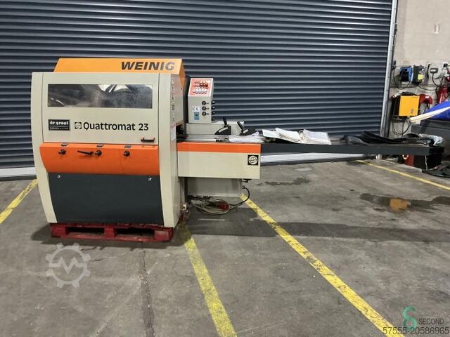 Cepilladora de cuatro caras Weinig Quattromat 23, año 2002 Weinig Quattromat 23
