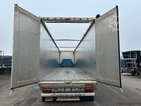 Semirremolque con piso móvil KNAPEN K100/KT01, 10 MM, LIFTACHSE, ROLLPLANE, FUNK