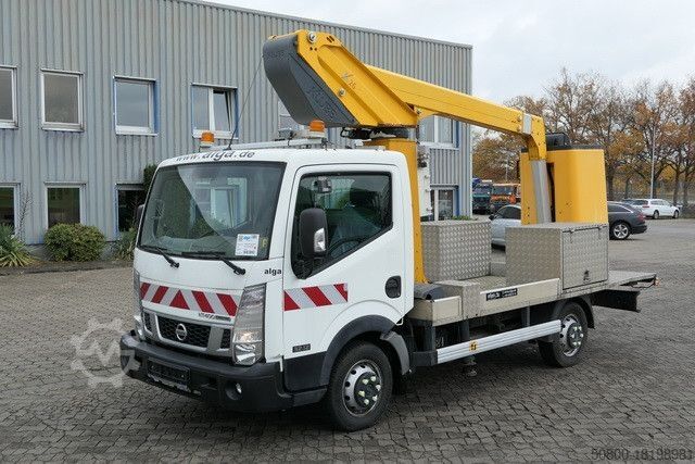 Hoogwerker vrachtwagen NISSAN 32.12 4x2, 11m Arbeitshühe, Klima, 3x am Lager