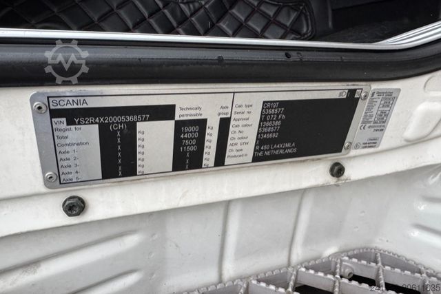 Τυπική μονάδα τράκτορα SCANIA R450 4x2 1000L Tanks No EGR