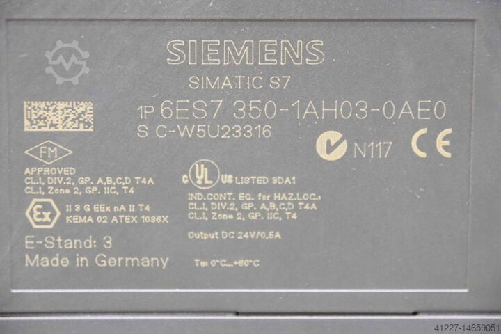 Zählerbaugruppe Siemens 6ES7 350-1AH03-0AE0