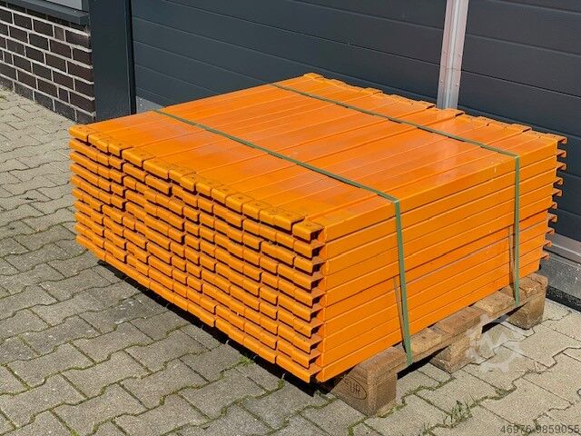 180x Dieptesteun Dieptebalkplank Nedcon/ 1050 mm/ Traversenauflage: 43 mm Materialfarbe: orange