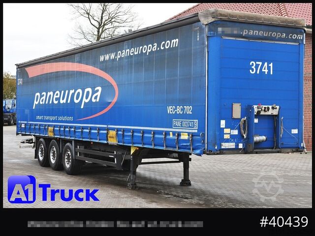 Ανοιχτό ημιρυμουλκούμενο με μουσαμά SCHMITZ Tautliner, Code XL, Bahn, verzinkt