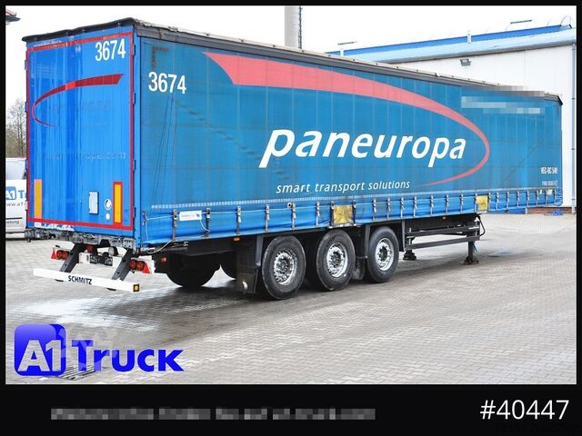 Ανοιχτό ημιρυμουλκούμενο με μουσαμά SCHMITZ Tautliner, Code XL, Bahn, verzinkt