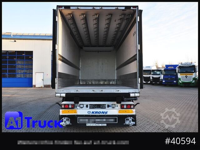 Koffer aanhanger KRONE Koffer ISO, stark isoliert ehemaliger Kühlkoffer, Aluboden