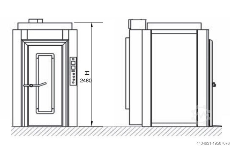 Forno rotativo 600x800 Gas o gasolio Pavailler FM 2