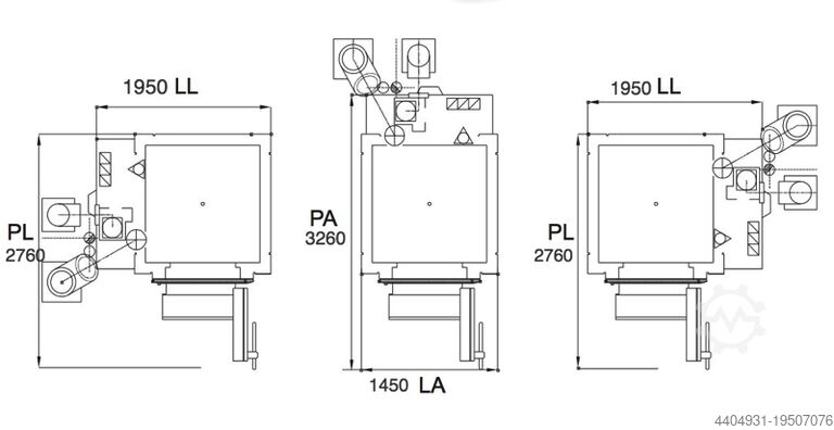 Forno rotativo 600x800 Gas o gasolio Pavailler FM 2