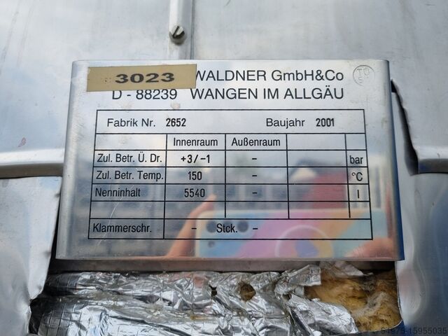 Tank i rustfrit stål med isolering Tank Waldner GmbH 