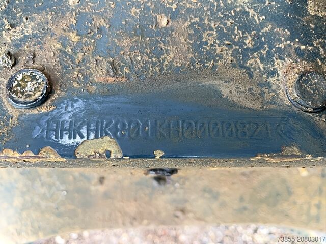 Tracked Excavator Hyundai HX300 NL with a bucket