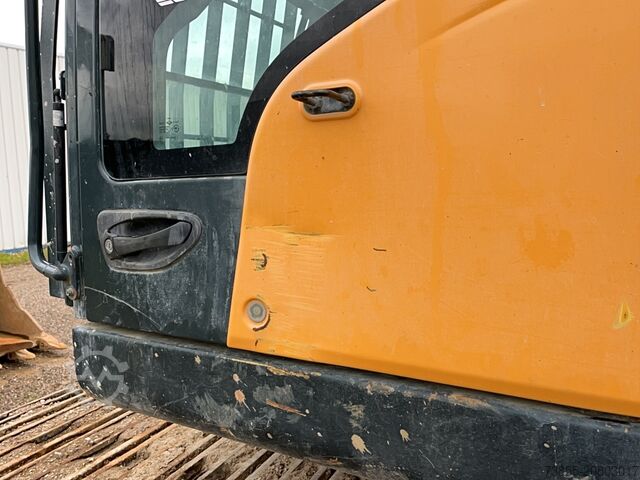 Tracked Excavator Hyundai HX300 NL with a bucket