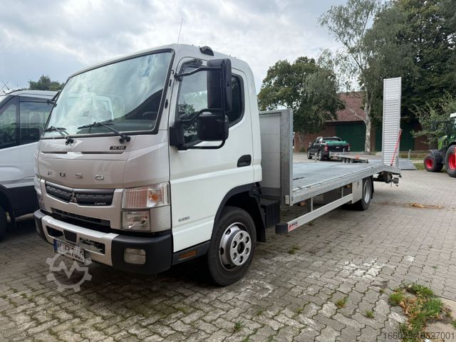 Araba taşıyıcı panelvan MITSUBISHI Fuso Canter  7C18 Arbeitsbühnentransporter