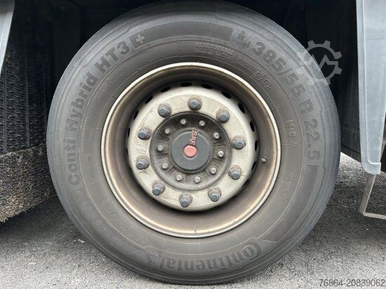 Low loader semitrailer SCHMITZ SCB S3B KüHLAUFLIEGER, TK SLXE 400, BLUMENBREITE