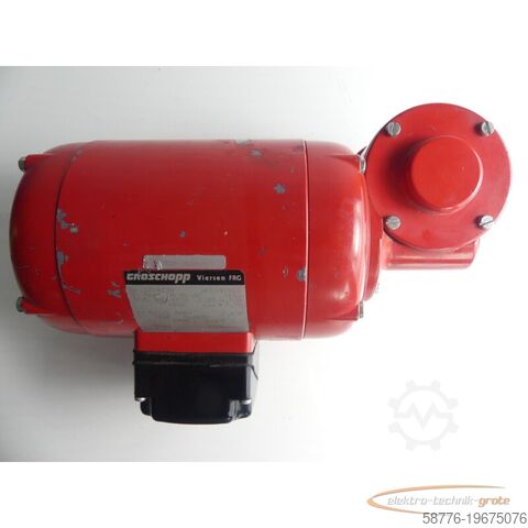 Groschopp motor Groschopp WK0341501 Getriebemotor mit Bremse 1~Mot 220V~ 0,67A SN: 3254238