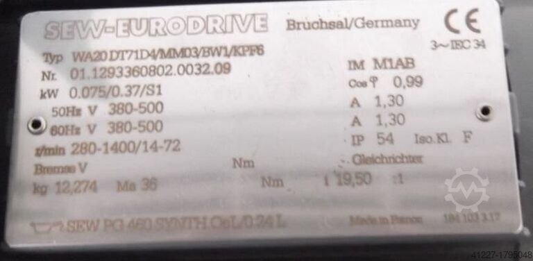 Taşıma bandı Grenzebach mit Frequenzumrichter