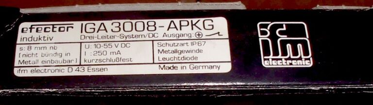 Induktiv givare IFM IGA3008-APKG