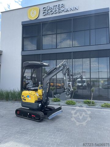 Minigraafmachine Gunter grossmann GG 1600 3 cilinder Kubota