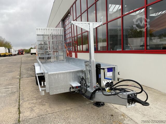 Dieplader oplegger Möslein TT 11-E6x2 hydr. Rampen  Tieflader für Fräsen breiten hydraulischen Rampen, Neu