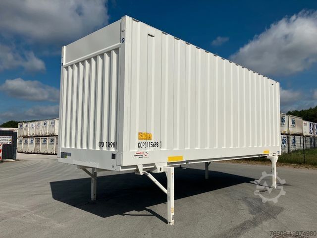 Remorque porte-caisson KRONE Wechselbrücke Koffer