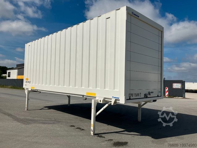 Remorque porte-caisson KRONE Wechselbrücke Koffer