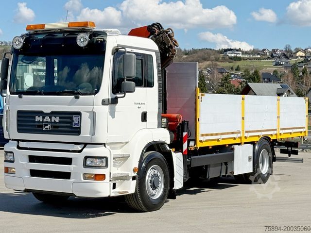 Teherautóra szerelt daru MAN TGA 18.440* PK 16502 + FUNK * 4x4 * TOP