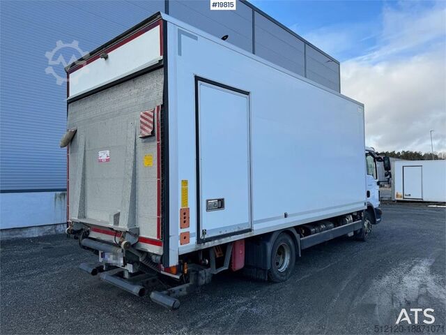 Kuffert MAN TGL 12.220 box truck w/ liftgate WATCH VIDEO