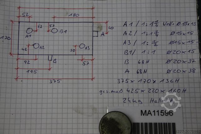 Γωνιακός οδοντωτός τροχός για λεκάνες θέρμανσης Homag 1-005-16-0000 D