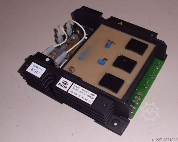 Generator -spændingsregulator Piller PS 3x 60V 50/60 Hz