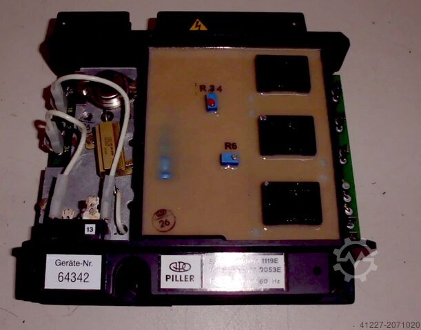 Generator -spændingsregulator Piller PS 3x 60V 50/60 Hz
