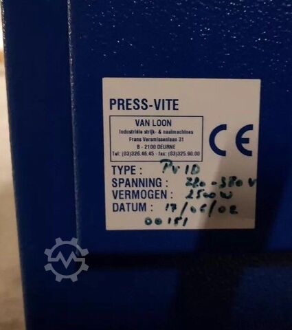 Stoomtafel 4 whirlpool afzuigkappen press Vite Pr12LP Pr12LP