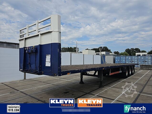 Open laadbak VAN HOOL 3 AXLE PLATFORM HARD WOOD FLOOR