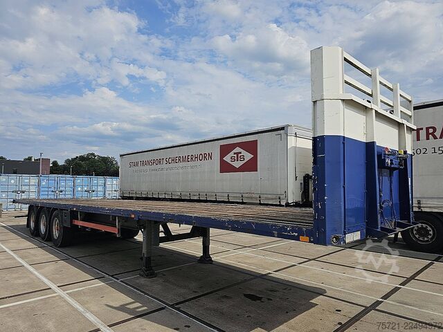 Open laadbak VAN HOOL 3 AXLE PLATFORM HARD WOOD FLOOR