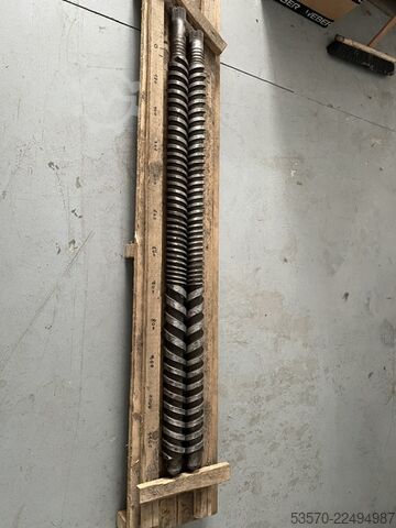 Pereche de melci pentru extruder Weber DS-63 Hans Weber Maschinenfabrik DS 63