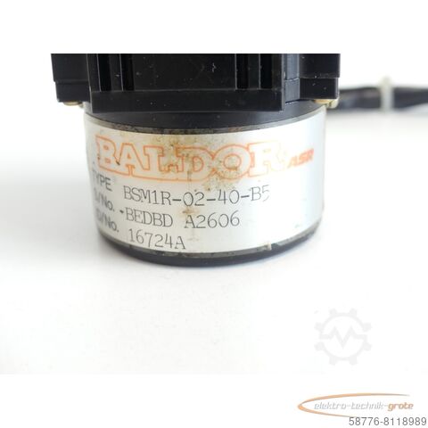 Baldor Motor Baldor BSM1R-0,2-40-B5 . 16724A SN:BEDBDA2606 + Gysin GPL 52-2S / 25:1