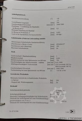 Rundschleifmaschine CETOS NC-Grind 400